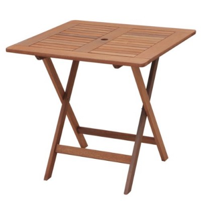 Solid Wood Folding Side Table