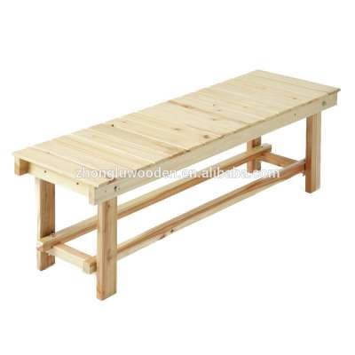 Indoor Outdoor Home Garden Decor Classic Genuine pine Wood Bench