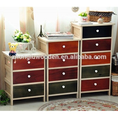 livingroom solid storage cabinet with knocked down drawers