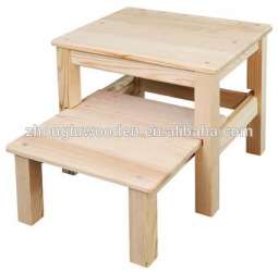 Hot selling small seat wood chair wooden stool with solid wood legs