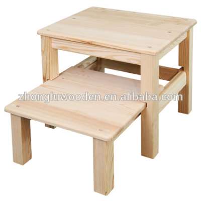 Hot selling small seat wood chair wooden stool with solid wood legs