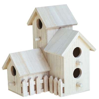 New style high quality wooden bird house wholesale