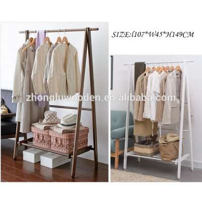 Natural wood Coat Rack Garment Holder Cloth Hanger